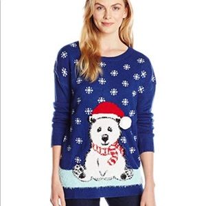 NEW Fuzzy Bear Winter Sweater Size Small